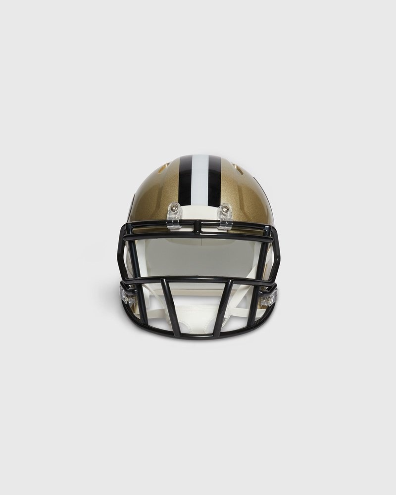 Gold OVO NFL New Orleans Saints Riddell Mini Helmet Accessories | WX02-X6EL