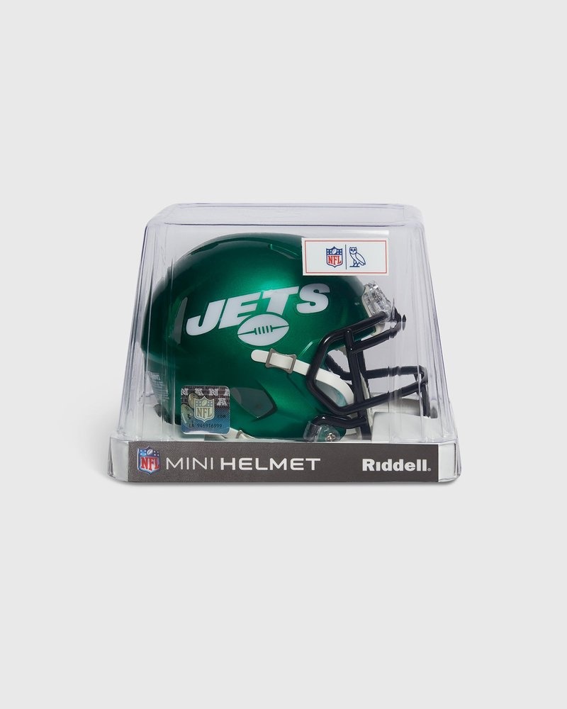 Green OVO NFL New York Jets Riddell Mini Helmet Accessories | ZL65-B2AP