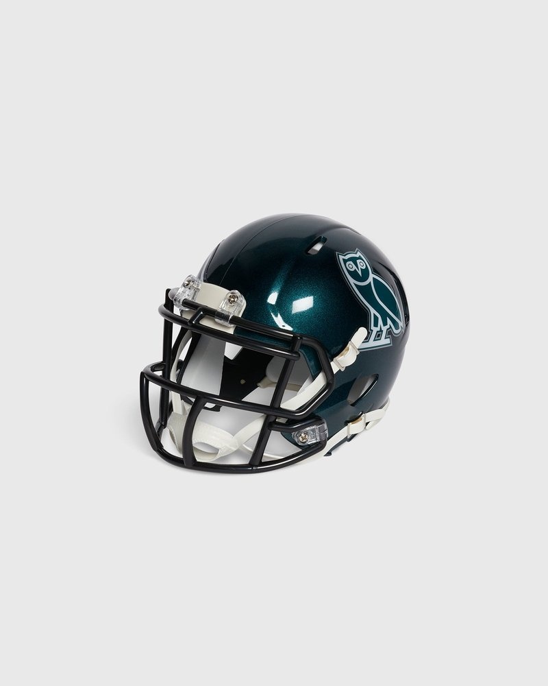 Green OVO NFL Philadelphia Eagles Riddell Mini Helmet Accessories | RZ79-L7LV