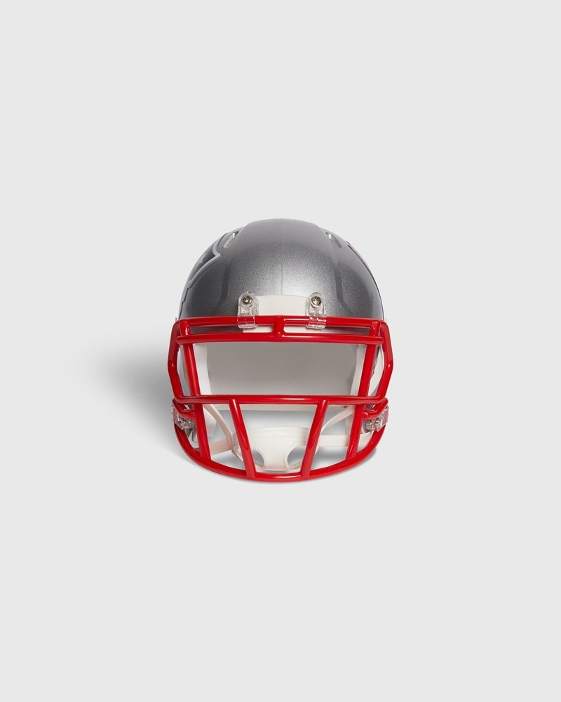 Grey OVO NFL New England Patriots Riddell Mini Helmet Accessories | SG36-G3NL