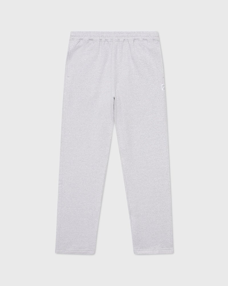 Grey OVO Speckle Fleece Open Hem Sweatpant Bottoms | VH39-K5NI