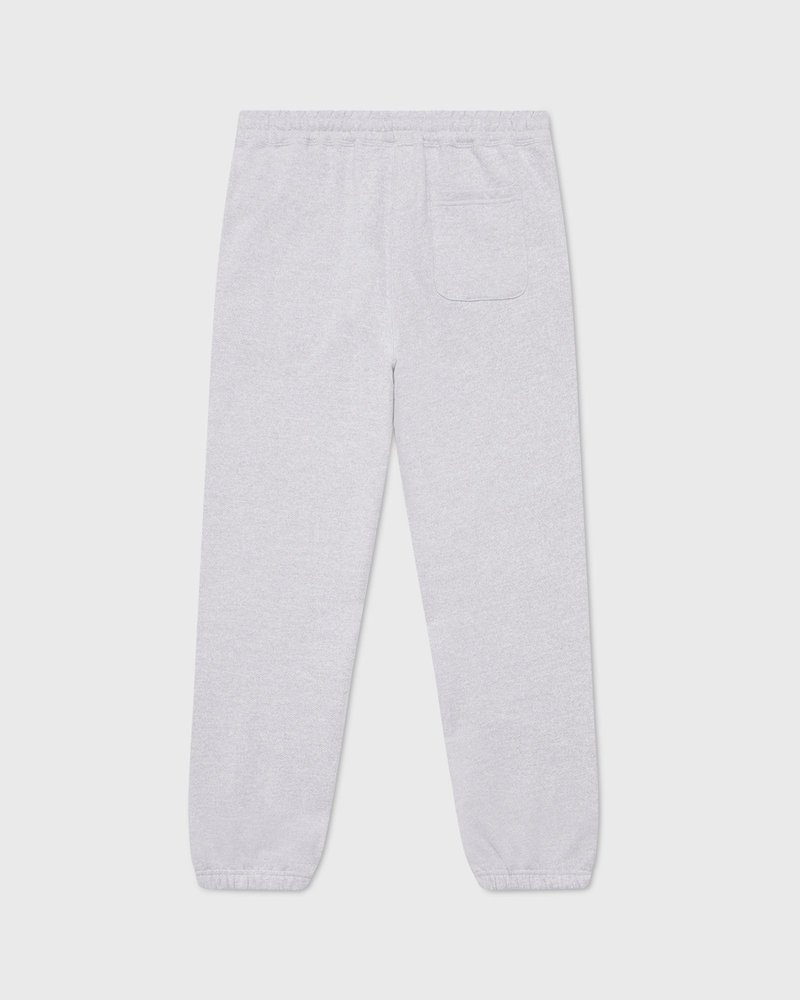 Grey OVO Speckle Fleece Relaxed Fit Sweatpant Bottoms | HW98-T4XI