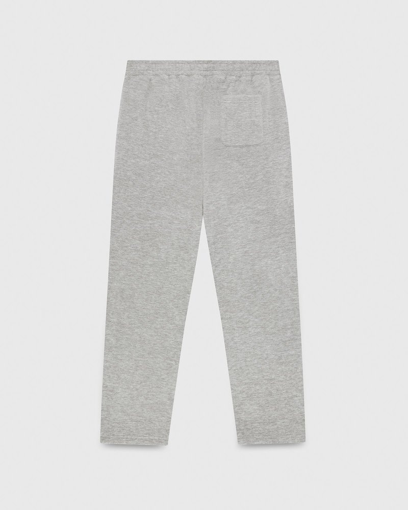 Heather Grey OVO Arch Logo Open Hem Sweatpant Bottoms | ZA96-E4UB