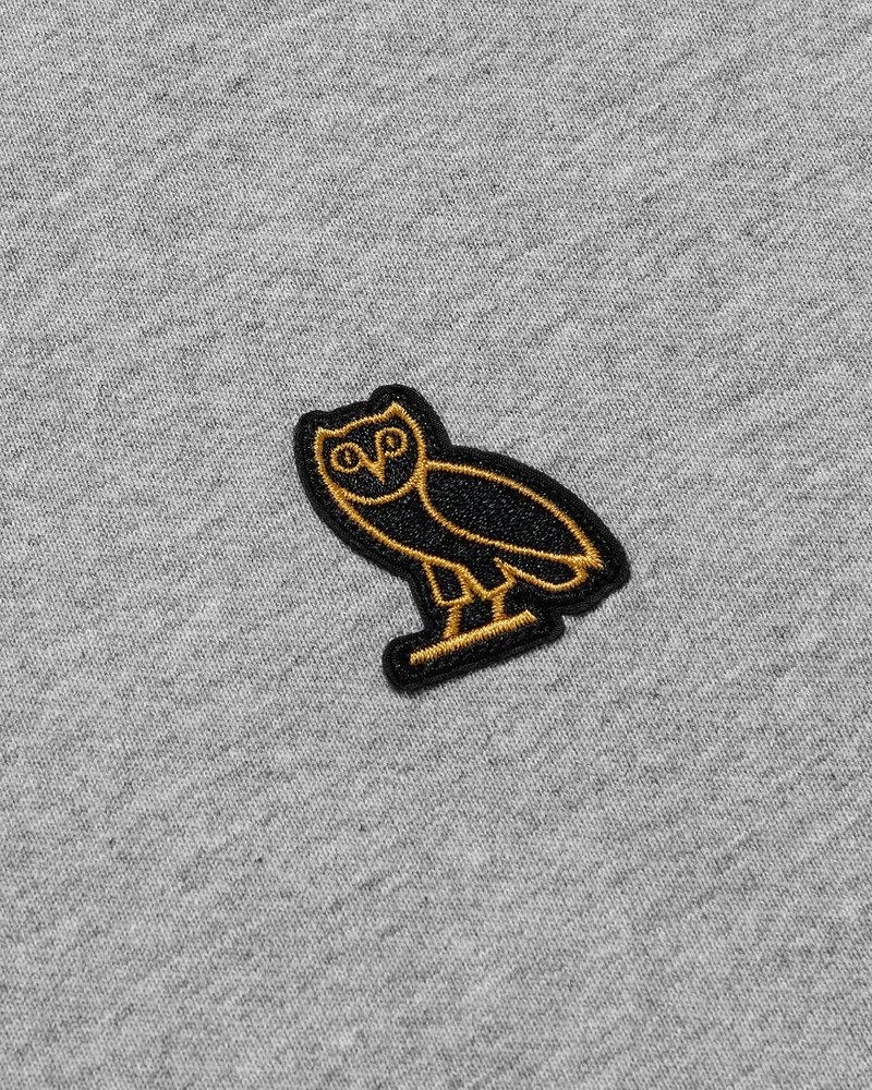 Heather Grey OVO Classic Crewneck Sweaters | BA98-O2XM