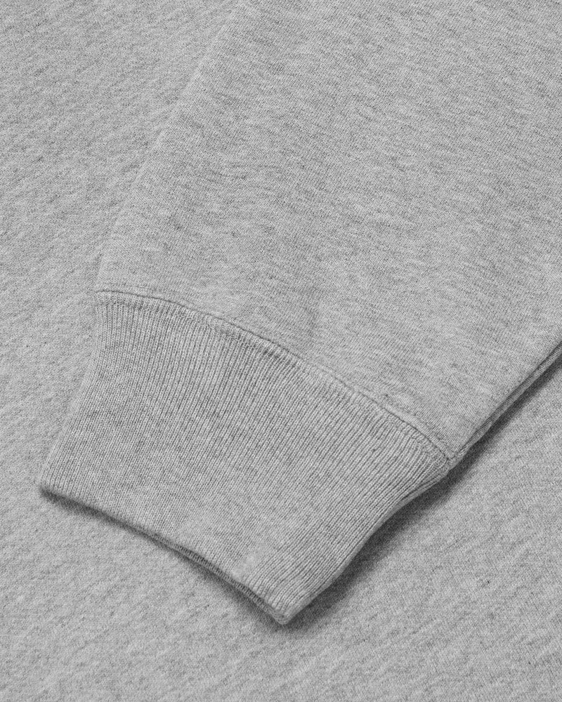 Heather Grey OVO Classic Full-Zip Hoodie Sweaters | IR46-A7KR