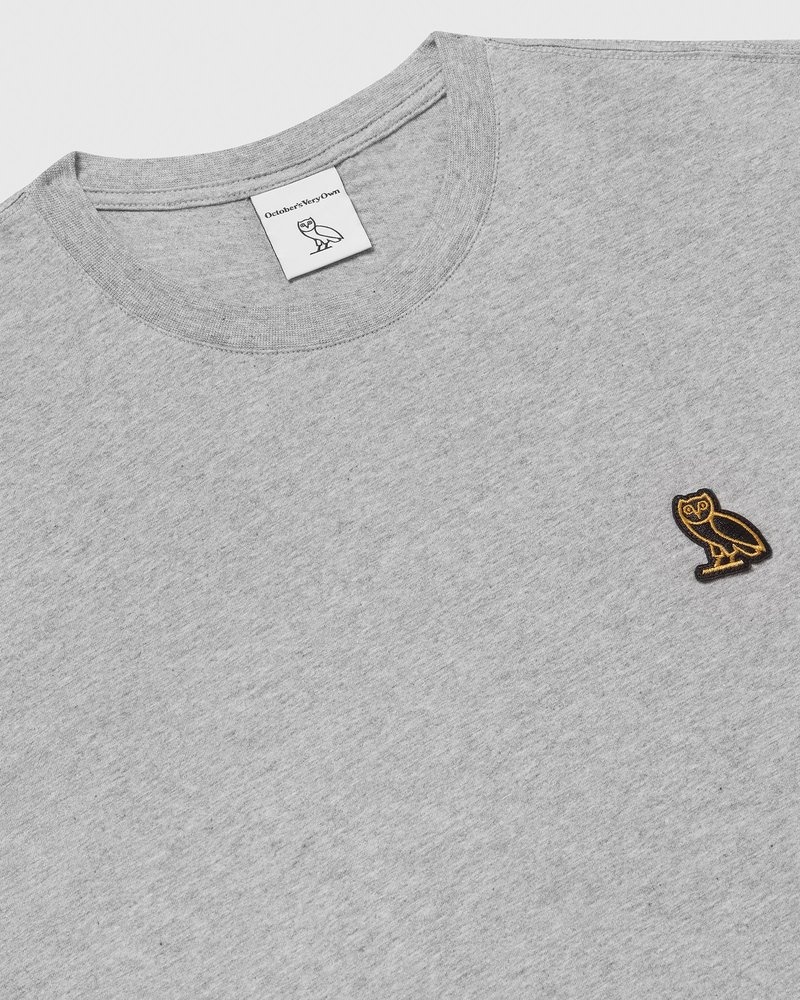 Heather Grey OVO Classic T-Shirt T-Shirts | JF10-B9QX