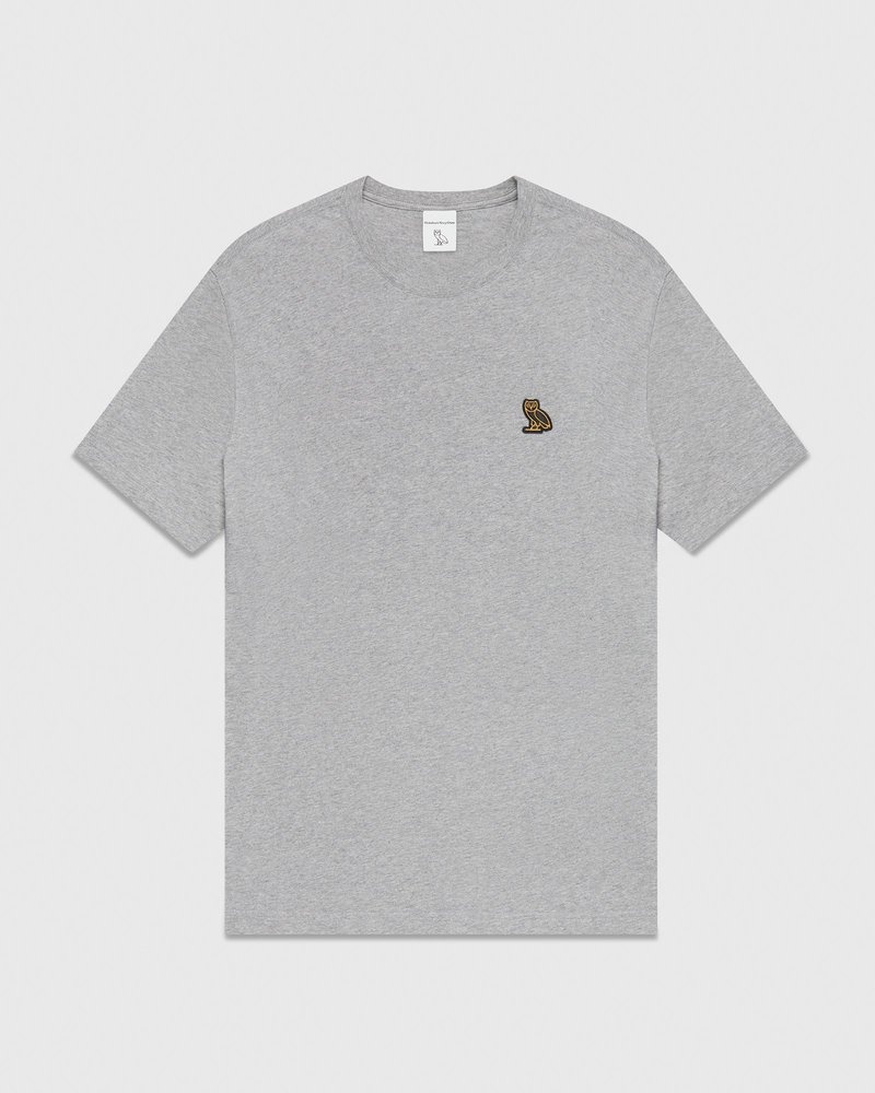 Heather Grey OVO Classic T-Shirt T-Shirts | JF10-B9QX