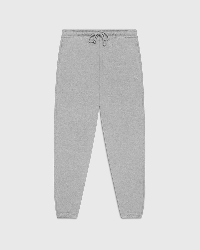 Heather Grey OVO Relaxed Fit Sweatpant Bottoms | QW54-C6NW