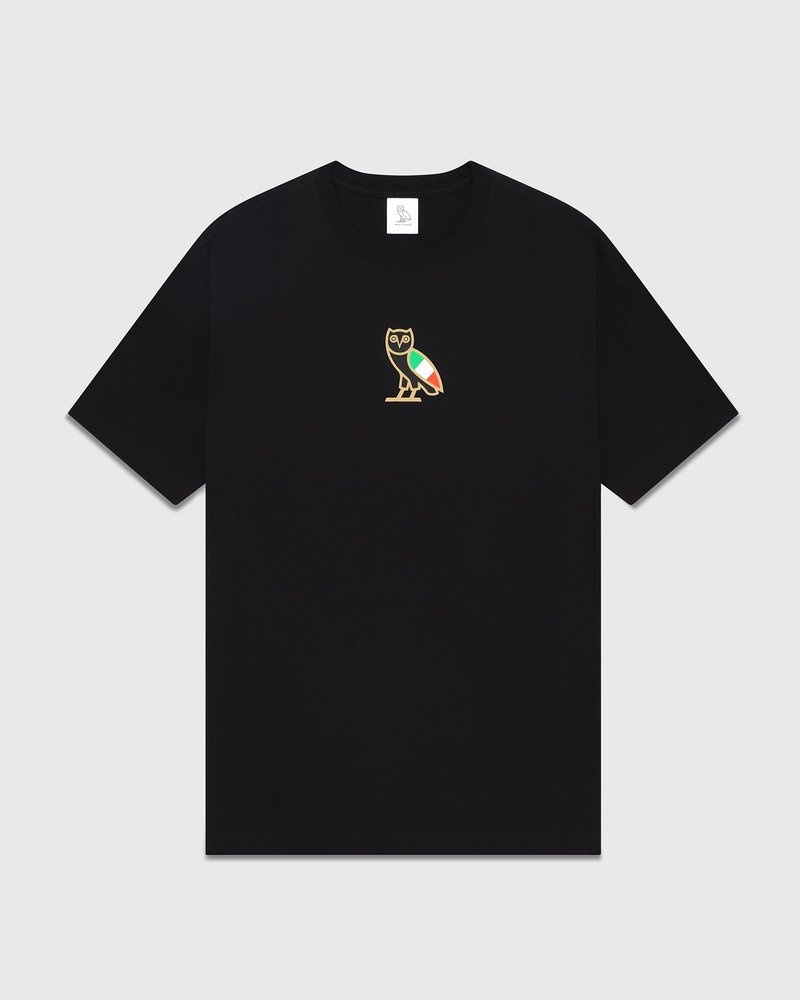 Italy Black OVO International Mini OG T-Shirt T-Shirts | EJ06-S5FN