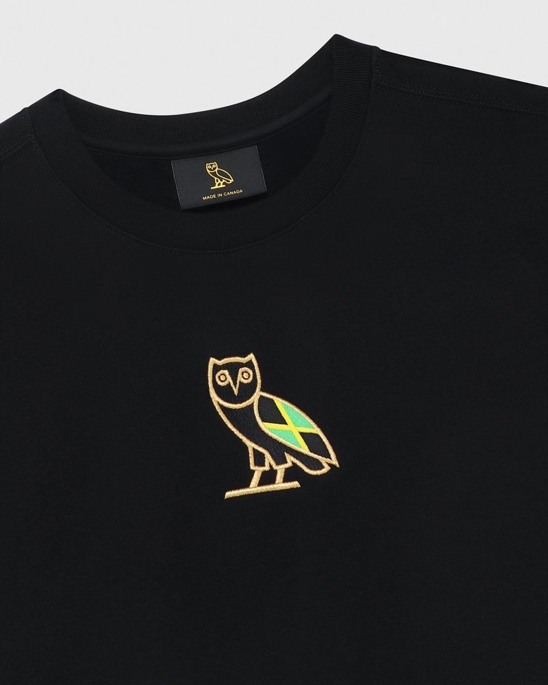 Jamaica OVO International Mini OG Crewneck Sweaters | XF37-M4YM