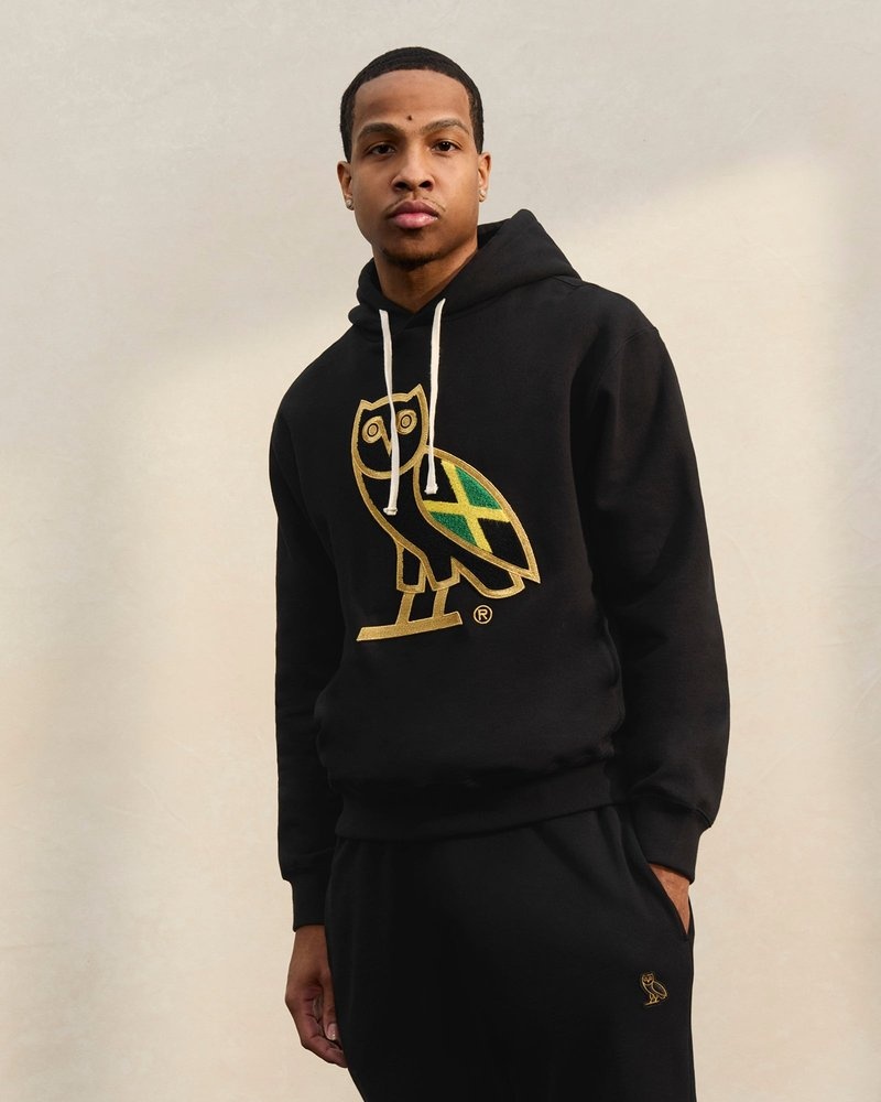 Jamaica OVO International OG Hoodie Sweaters | UF70-G8QS