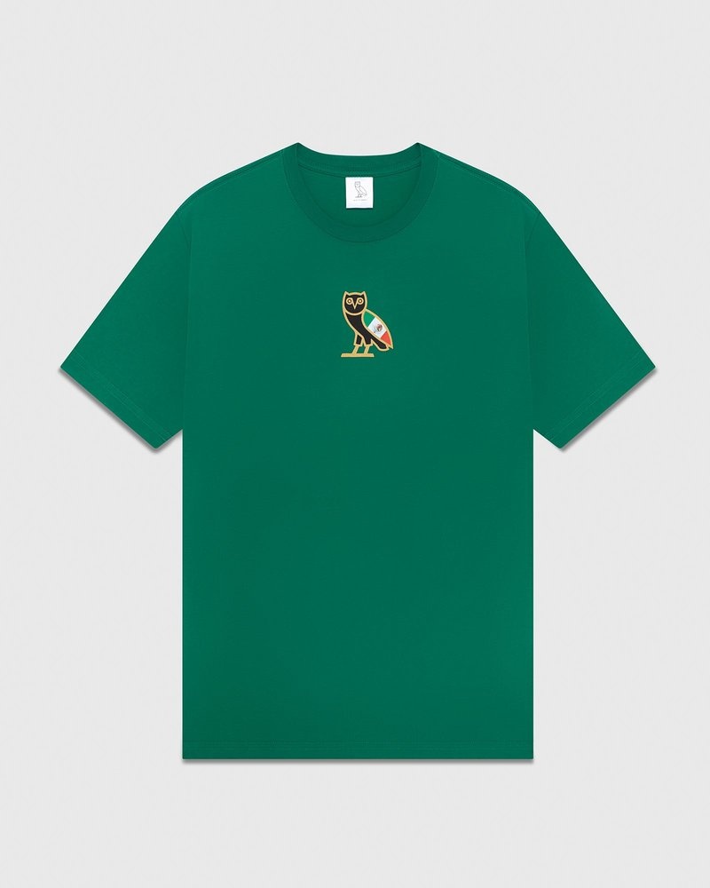 Mexico Green OVO International Mini OG T-Shirt T-Shirts | RL25-I4GY