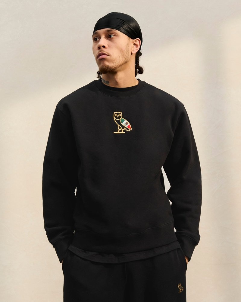 Mexico OVO International Mini OG Crewneck Sweaters | EX75-A4IL