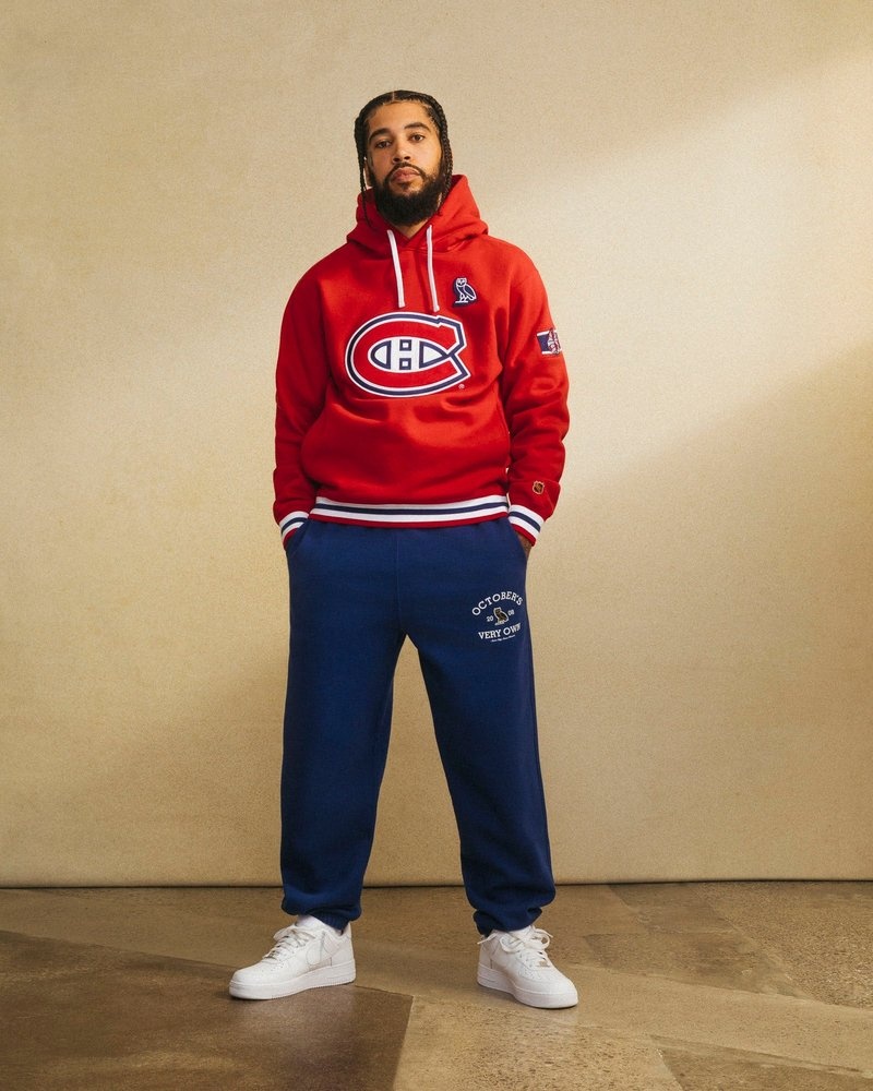 Montreal Red OVO Montreal Canadiens Hoodie Sweaters | YX73-B5GJ