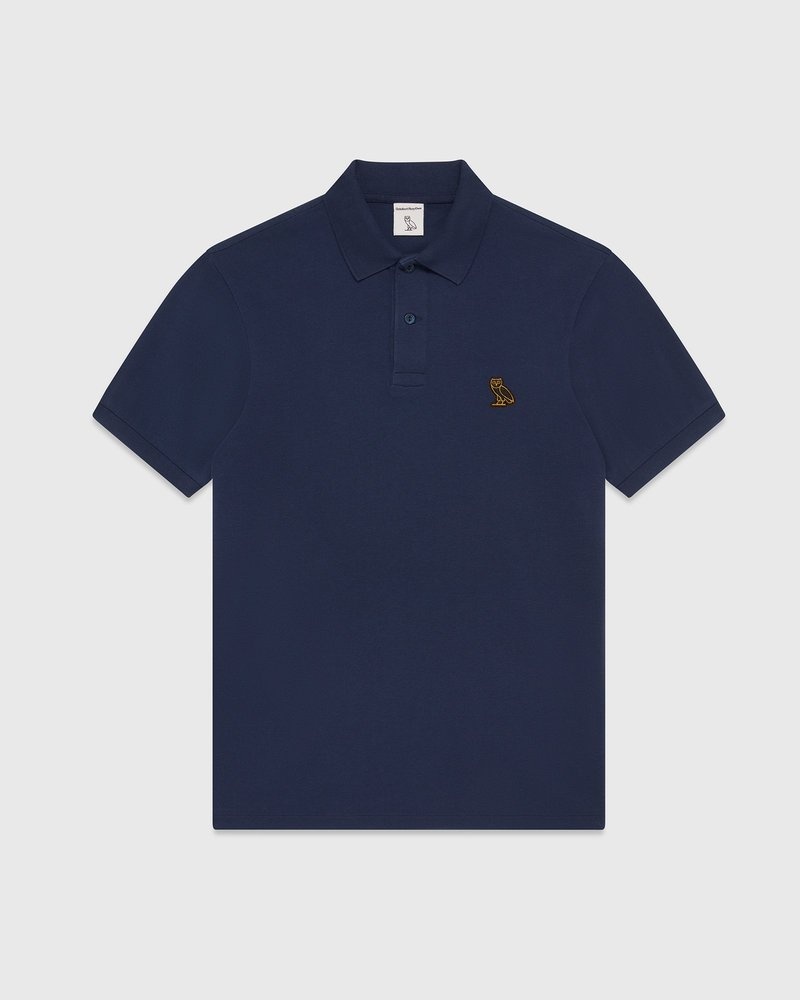 Navy OVO Classic Polo Tops | AJ50-Y7DS