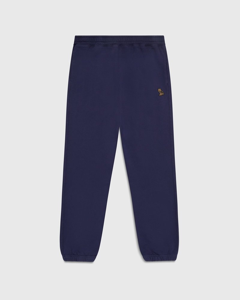 Navy OVO Classic Relaxed Fit Sweatpant Bottoms | CW68-Z0DP