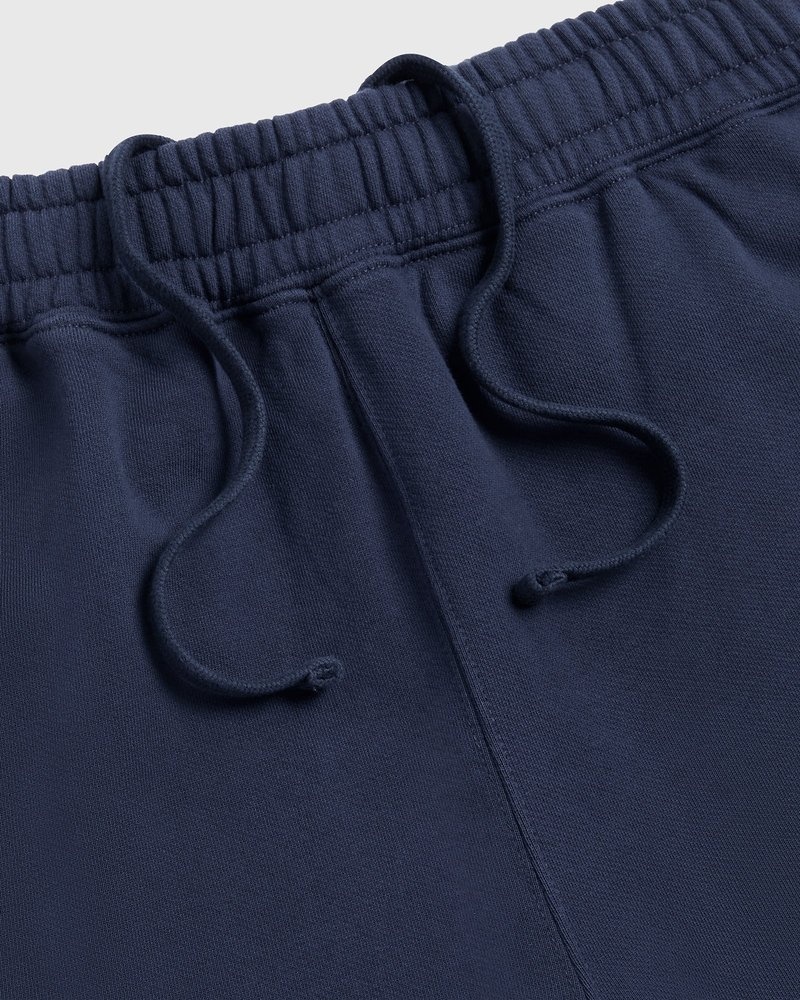 Navy OVO Classic Sweatshort Bottoms | ZI21-H6GS