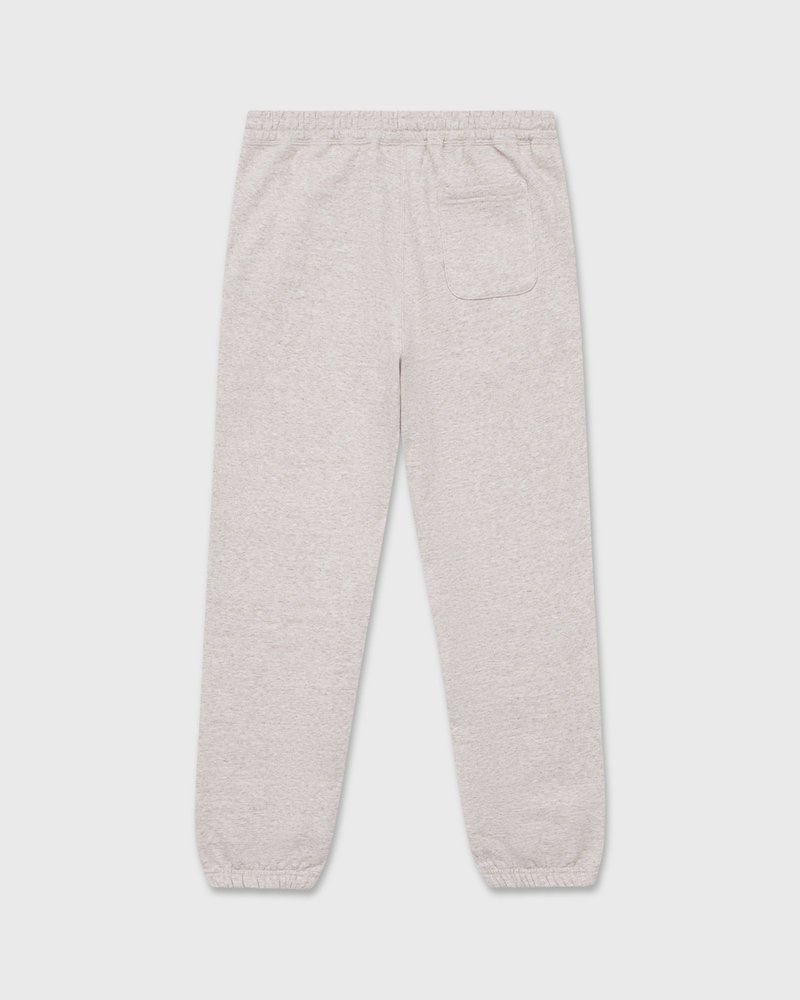 Oatmeal OVO Speckle Fleece Relaxed Fit Sweatpant Bottoms | XW88-G4SE