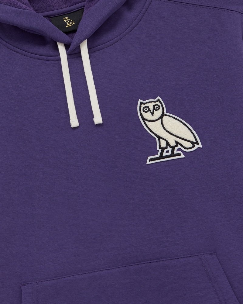 Purple OVO Mini OG Plush Hoodie Sweaters | IN90-C5SP