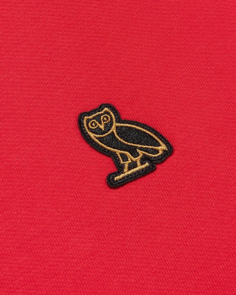 Red OVO Classic Full-Zip Track Jacket Sweaters | FV05-T8FG