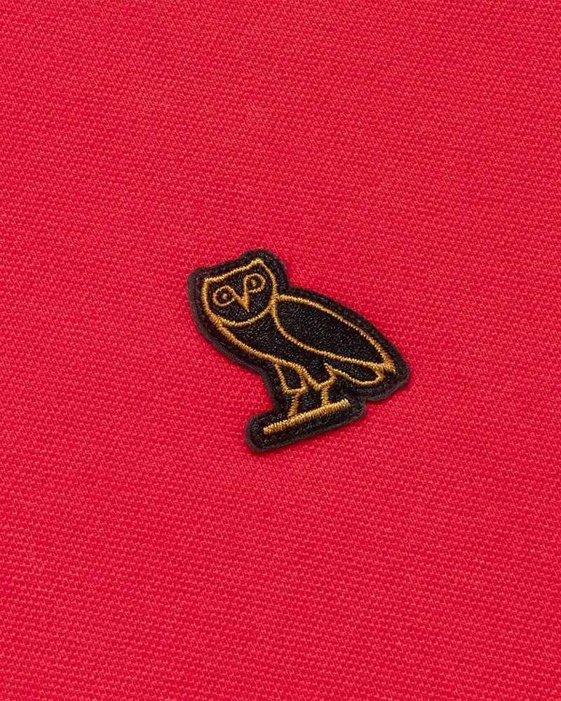 Red OVO Classic Polo Tops | PT07-S5BO