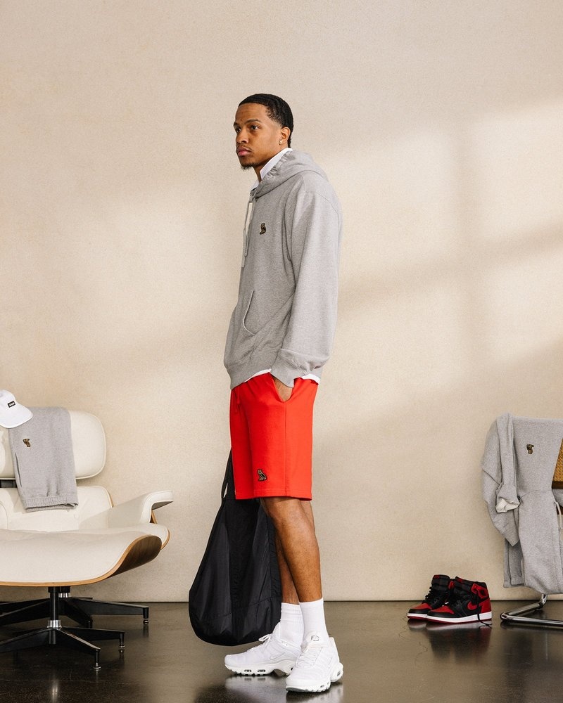 Red OVO Classic Sweatshort Bottoms | MS23-H9OM