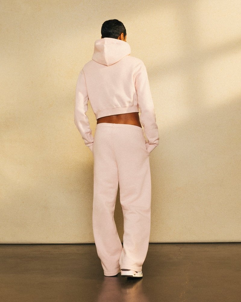 Rose Smoke OVO Open Hem Sweatpant Bottoms | BS86-T7ED