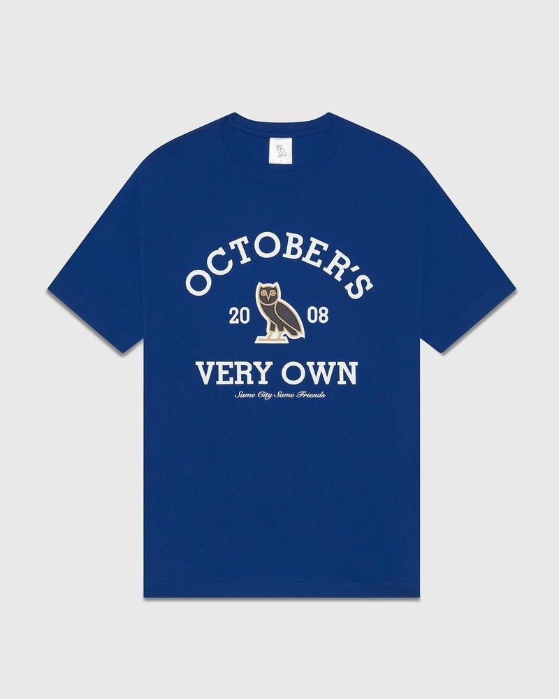 Royal OVO Collegiate T-Shirt T-Shirts | HO53-V0RB