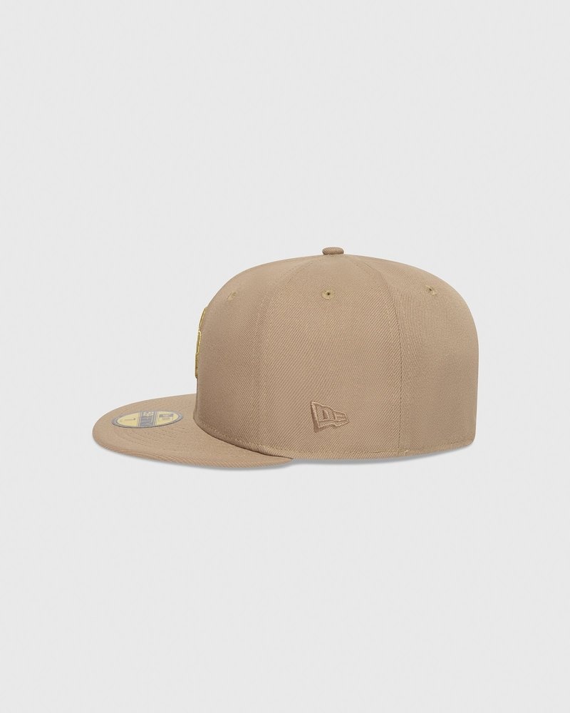 Sand OVO Pom Pom New Era 59Fifty Fitted Cap Headwear | KO69-F1ZO