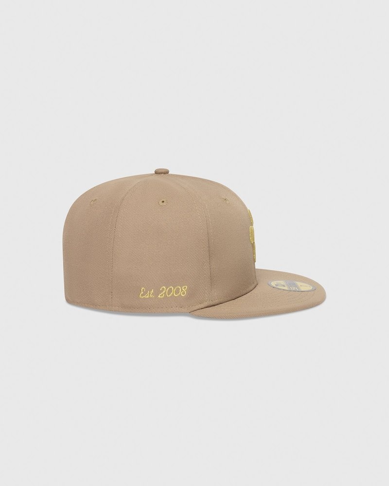 Sand OVO Pom Pom New Era 59Fifty Fitted Cap Headwear | KO69-F1ZO