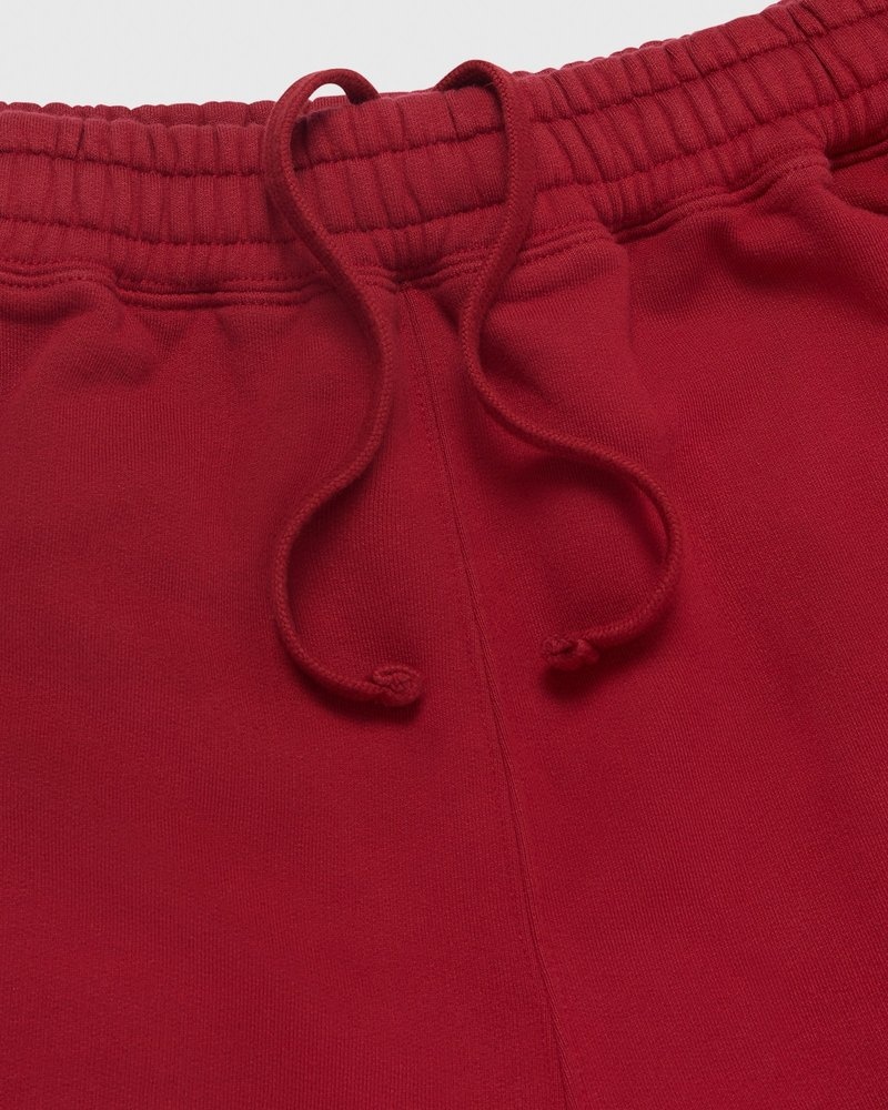 Scarlet OVO Collegiate Open Hem Sweatpant Bottoms | YU58-Z7EA