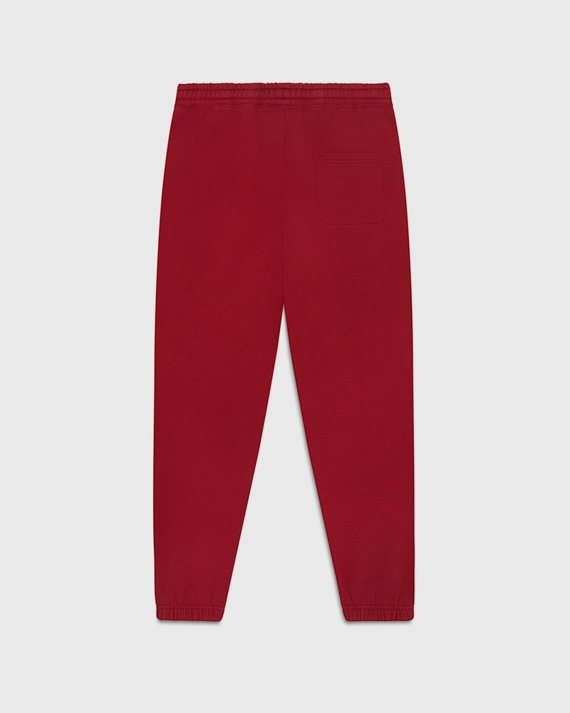 Scarlet OVO Collegiate Sweatpant Bottoms | KB91-Y8DX