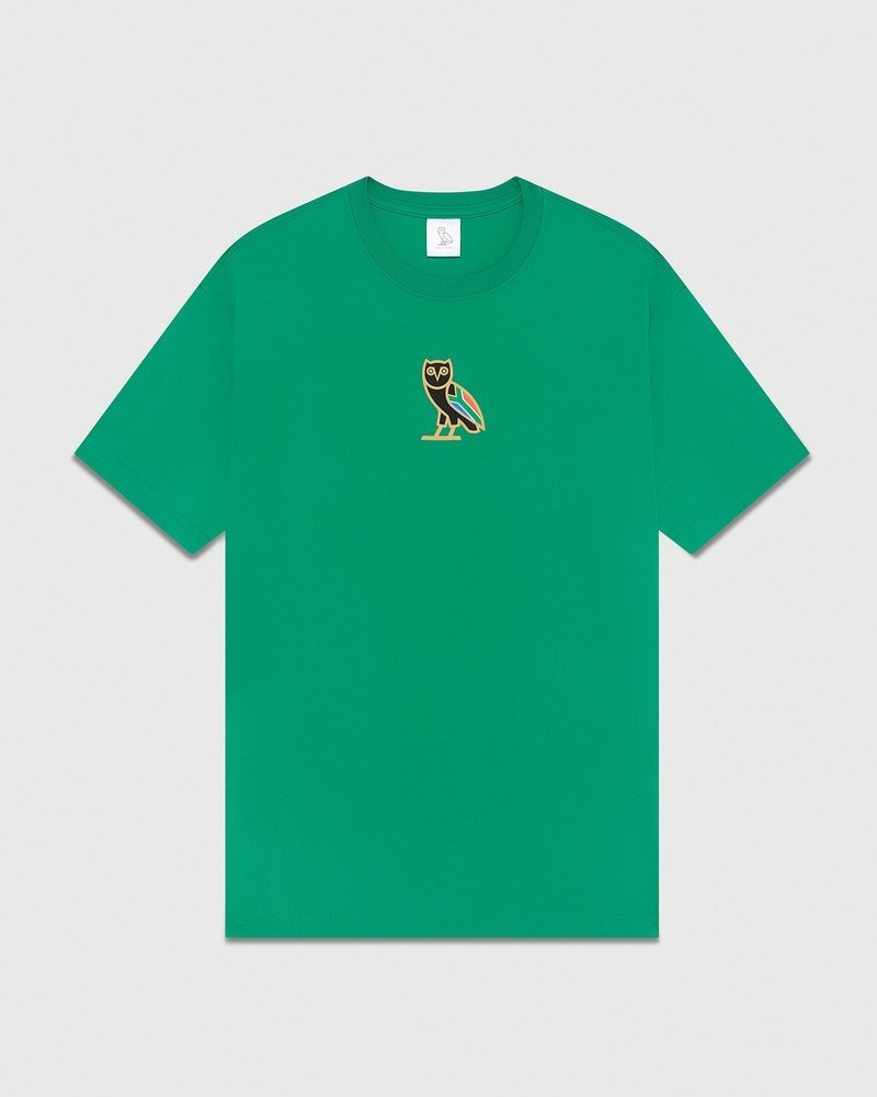 South Africa Green OVO International Mini OG T-Shirt T-Shirts | LZ14-X5NI