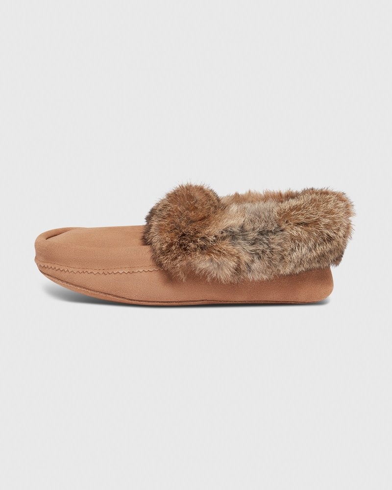 Tan OVO Manitobah Tipi Moccassin Footwear | NC46-Q7IQ