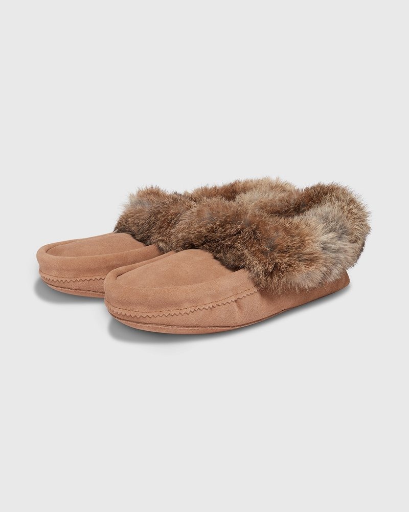 Tan OVO Manitobah Tipi Moccassin Footwear | NC46-Q7IQ