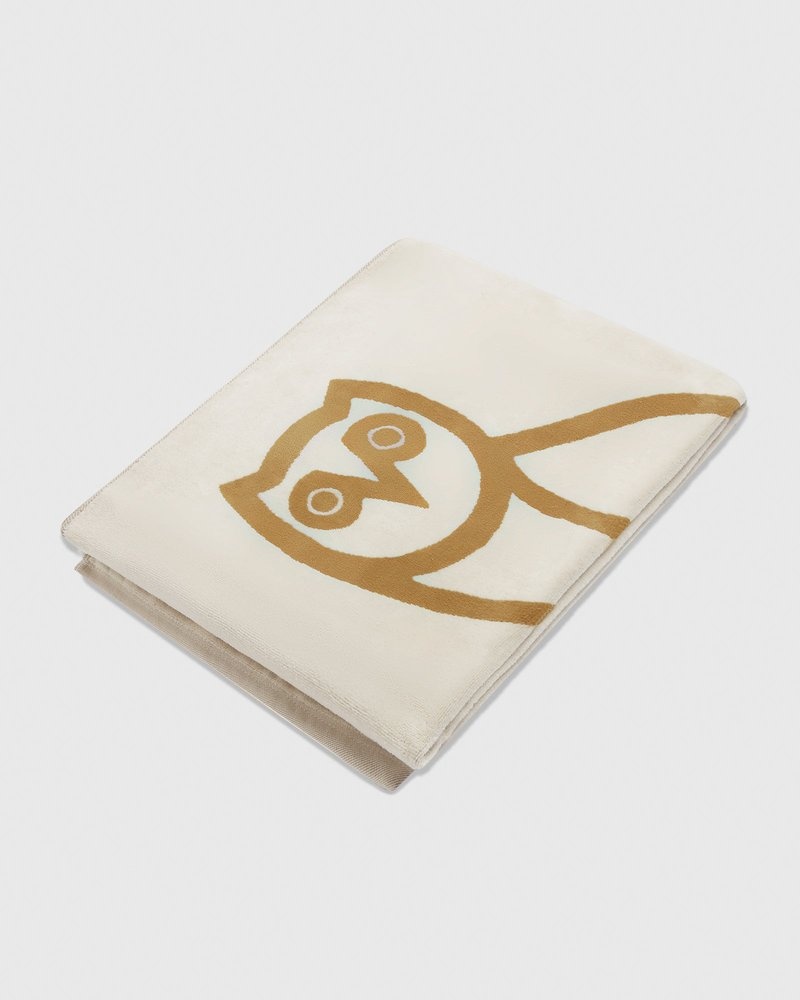 White OVO Beach Towel Accessories | OW22-G6TY