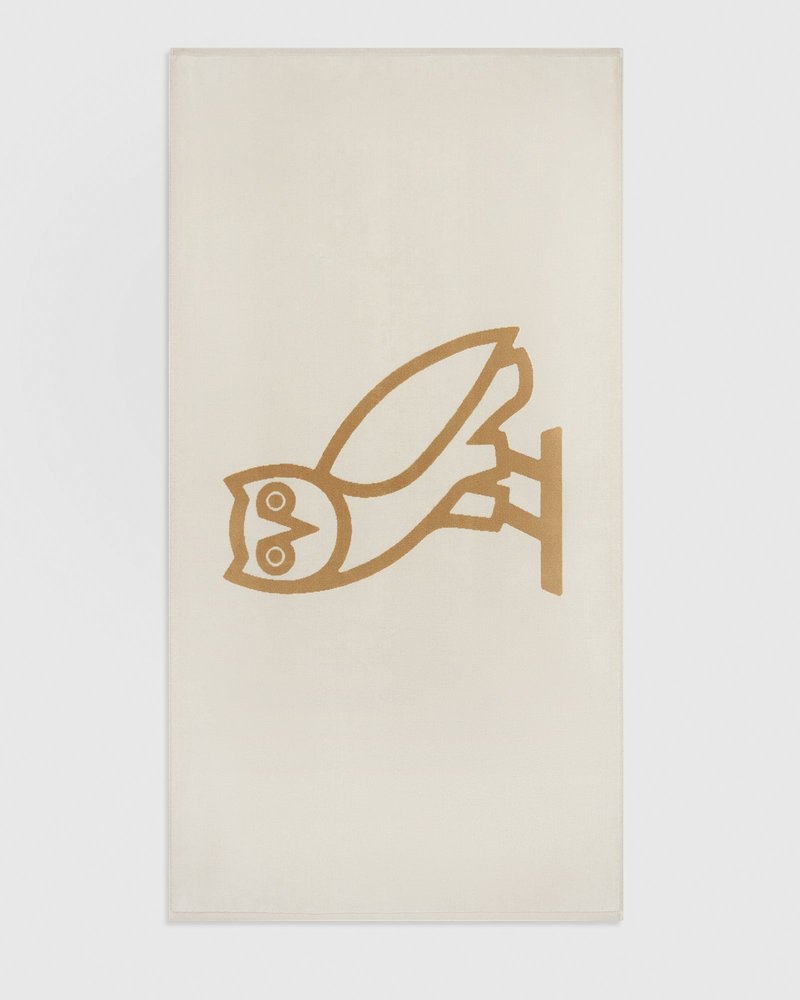 White OVO Beach Towel Accessories | OW22-G6TY