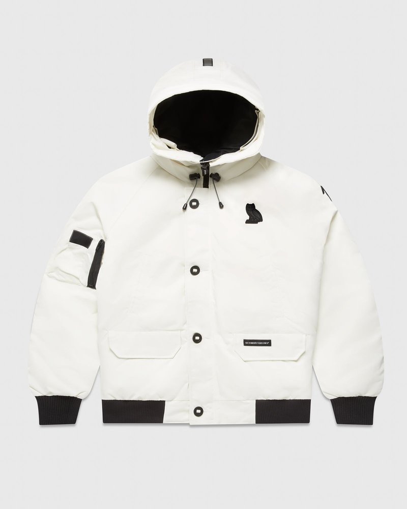 White OVO Canada Goose Chilliwack Bomber Outerwear | FL00-Z1IW