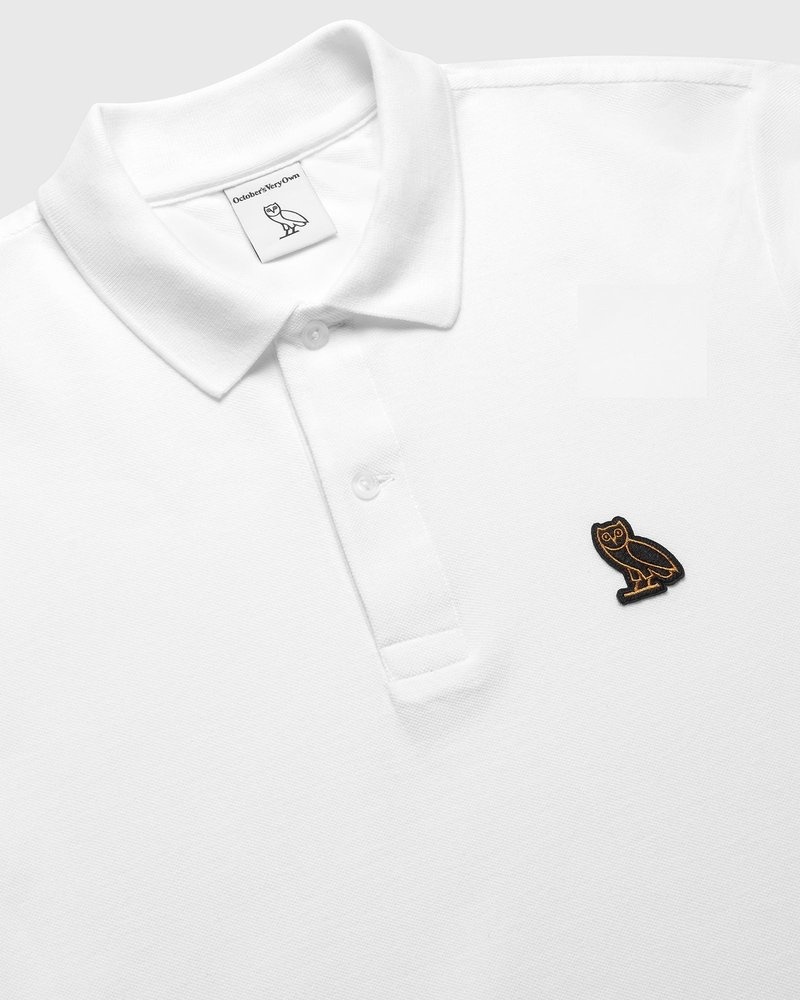 White OVO Classic Polo Tops | GH58-B7XQ