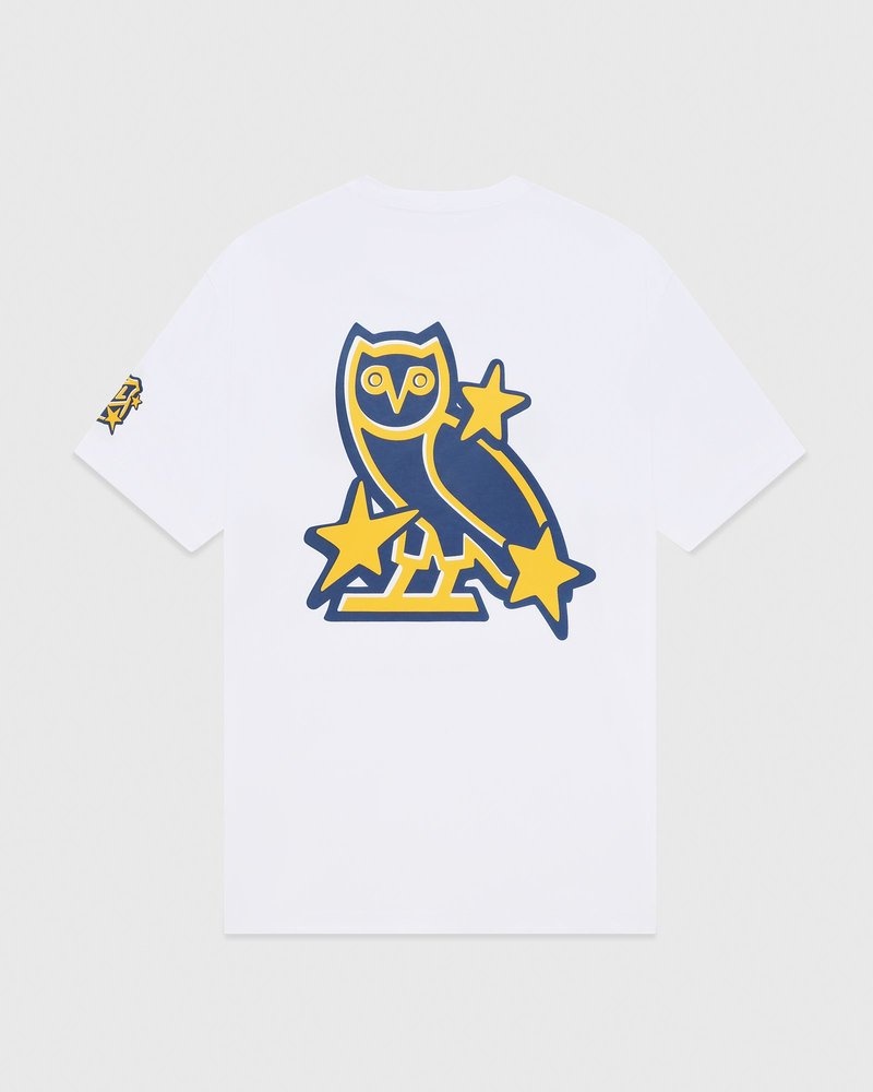 White OVO NHL All Star T-Shirt T-Shirts | UP69-U9BV